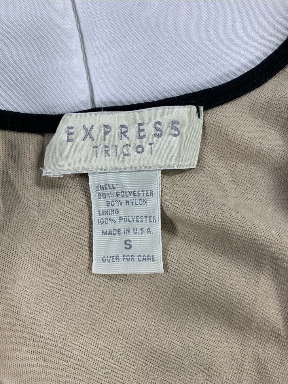 Pre loved EXPRESS TRICOT shirt womens size S - Picture 4 of 4